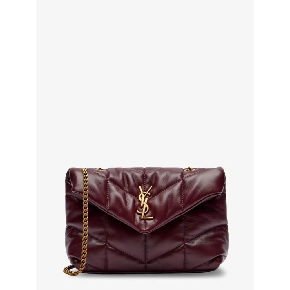 Saint Laurent Women Loulou Puffer Toy Quilted Leather Crossbody Bag